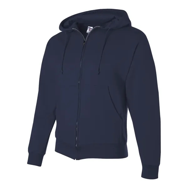 Adult full zip hooded sweatshirt with 1x1 rib cuffs, waistband with... from ASI 84358 S&S Activewear