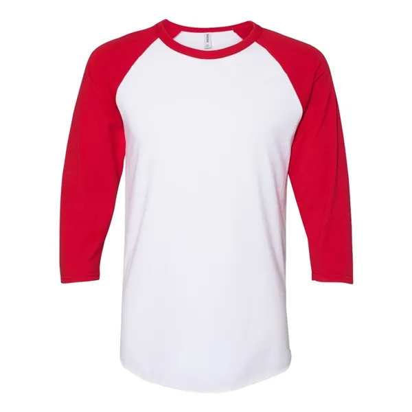 Premium Blend Ringspun Three-Quarter Sleeve Raglan Baseba...... from ASI 84358 S&S Activewear