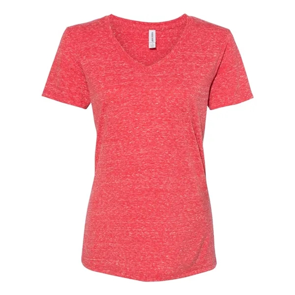 Jerzees Snow Heather Jersey Ladies' V-Neck... from ASI 84358 S&S Activewear