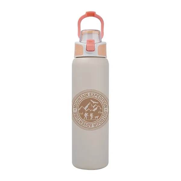 Brooke 28 oz. Double Wall, Stainless Steel Water Bottle... from ASI 67866 Logomark/Valumark