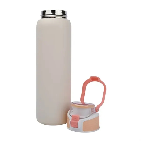 Brooke 28 oz. Double Wall, Stainless Steel Water Bottle... from ASI 67866 Logomark/Valumark