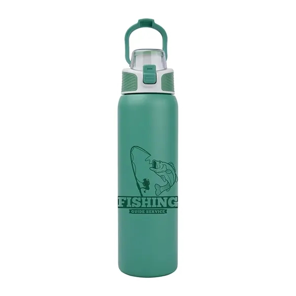 Brooke 28 oz. Double Wall, Stainless Steel Water Bottle... from ASI 67866 Logomark/Valumark
