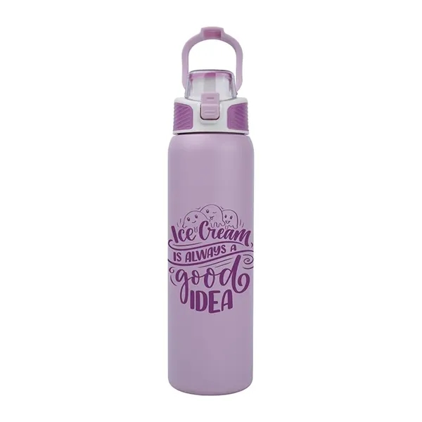 Brooke 28 oz. Double Wall, Stainless Steel Water Bottle... from ASI 67866 Logomark/Valumark