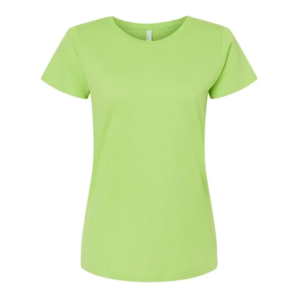 Women's fine jersey longer length T-shirt. Blank product.... from ASI 84358 S&S Activewear