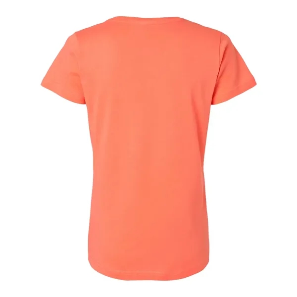 Women's fine jersey longer length T-shirt. Blank product.... from ASI 84358 S&S Activewear