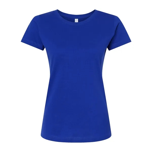 Women's fine jersey longer length T-shirt. Blank product.... from ASI 84358 S&S Activewear