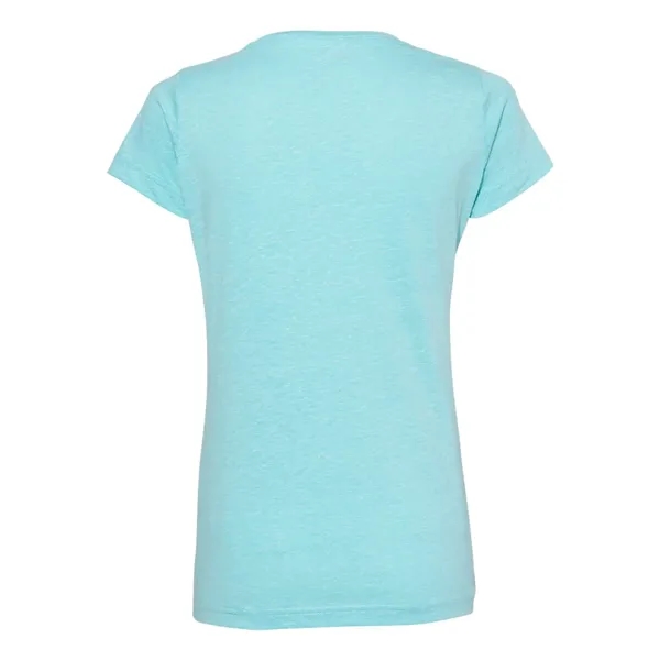 LAT Women's Harborside Melange V-Neck T-Shirt... from ASI 84358 S&S Activewear
