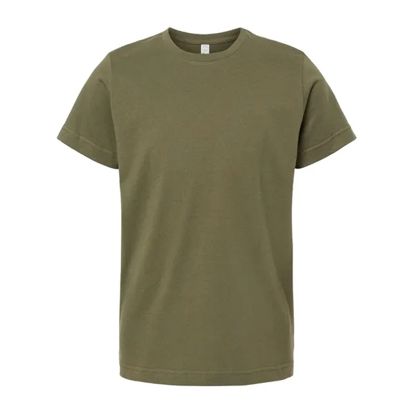 Soft form fitting fine jersey youth T-shirt. Blank product.... from ASI 84358 S&S Activewear