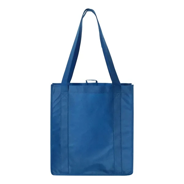 Classic shopping bag made of non-woven polypropylene. Blank.... from ASI 84358 S&S Activewear