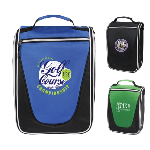 Prom-Am Shoe Bag with zippered compartments, air vents, and carrying handle,... from ASI 86565 Seville Gear