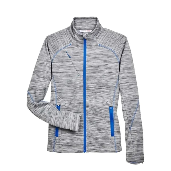 North End Women's Flux Melange Bonded Fleece Jacket... from ASI 84358 S&S Activewear