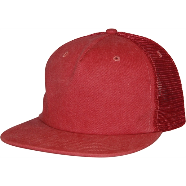 Five Panel, soft Structure, Mid Crown, Cotton Twill with Mesh Back,... from ASI 43456 CF Headwear
