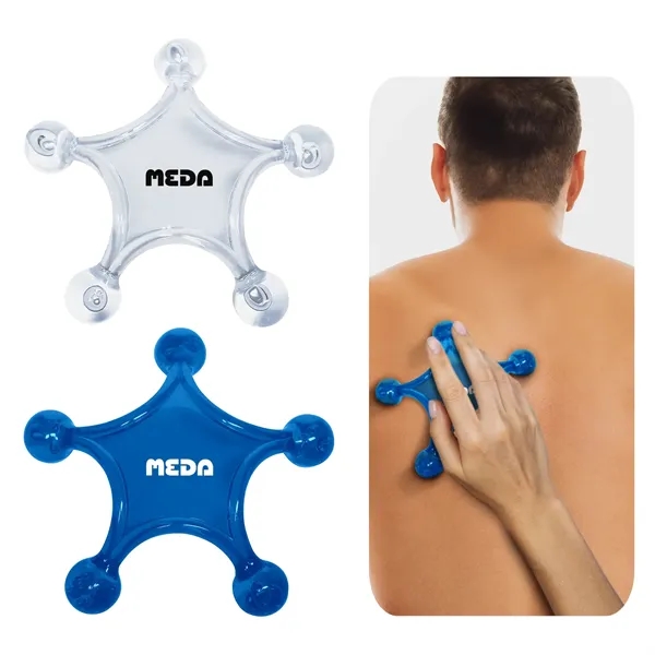 Star-shaped massager glides smoothly along back, arms, legs & body for... from ASI 52710 Lincoln Line