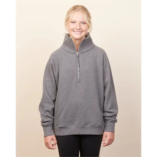 Soft, boxy ladies' half-zip fleece ideal for custom logo embroidery or... from ASI 72657 Active Life Promo / Active Life