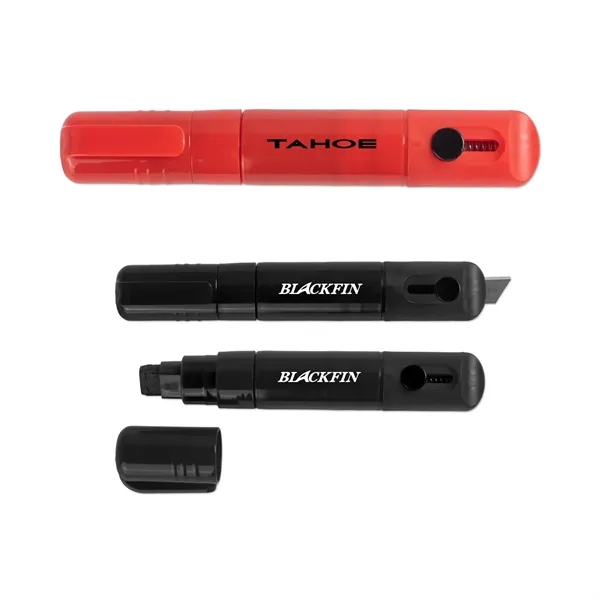 Our permanent Marker with Retractable Box Cutter-a practical, dual-purpose tool that's... from ASI 98360 WOWLine / WOWLine®