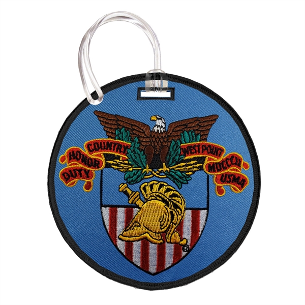 Embroidered Round Luggage Tag with Identification Card and Plastic Strap... from ASI 90160 Suntex Industries