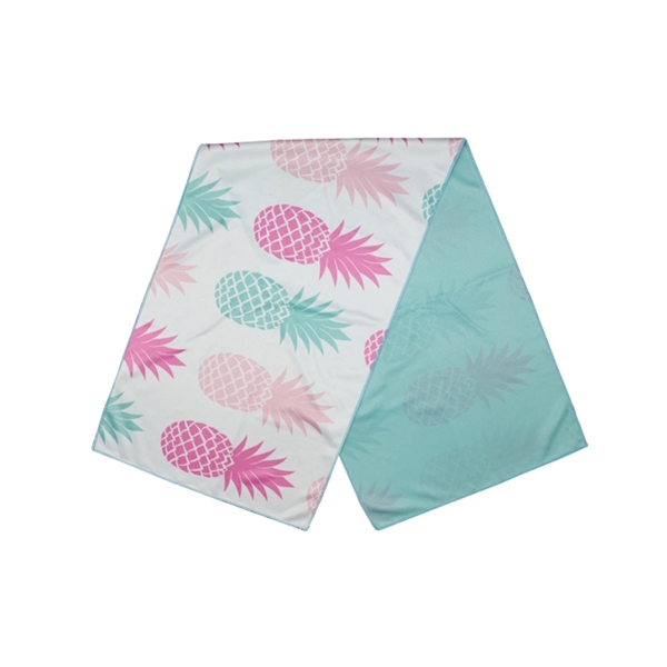 Full-color, full-bleed Polar Towel with one-sided printing and black or white... from ASI 45657 Pop! Promos