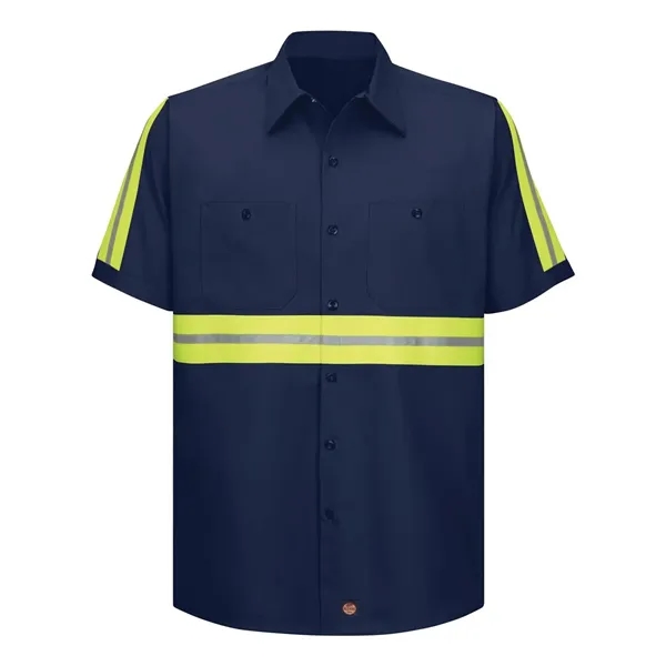 Enhanced Visibility Short Sleeve Cotton Work Shirt... from ASI 84358 S&S Activewear