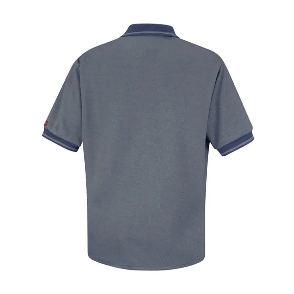 Knit twill shirt with 3 tortoise shell buttons, wickable finish, and... from ASI 84358 S&S Activewear