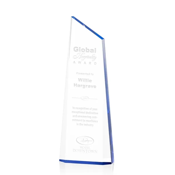 The exquisite Webster Award is a tall freestanding award with beveled... from ASI 84592 St Regis Group / St Regis