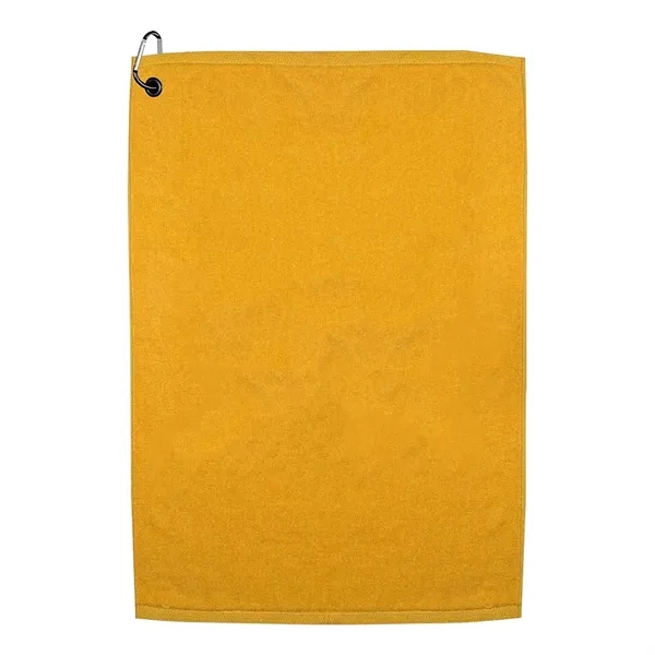 25" x 16" colored terry velour golf towel with standard grommet... from ASI 39552 BEL Promo