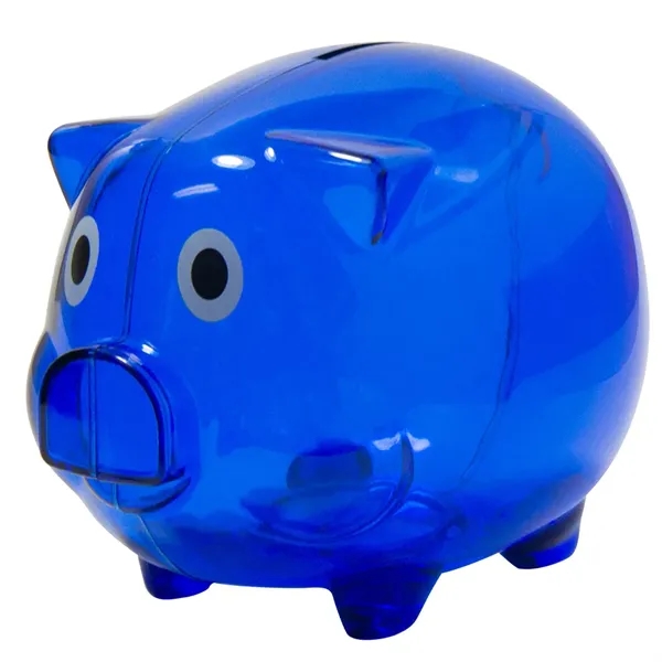 Piggie bank with translucent blue design.... from ASI 34415 Alpi International LTD