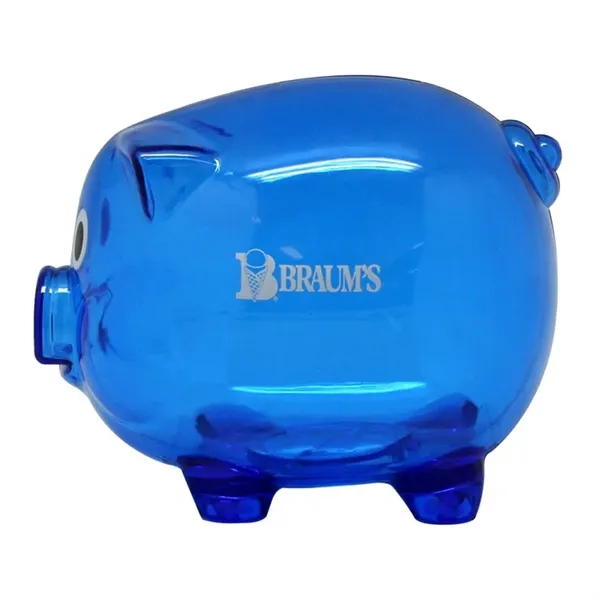 Piggie bank with translucent blue design.... from ASI 34415 Alpi International LTD