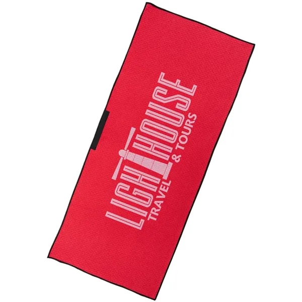 40" x 17" oversized waffle weave golf/caddy towel.... from ASI 39552 BEL Promo