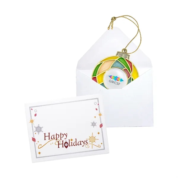 Bulb shaped ornament with stained glass colors and hanging string.... from ASI 52263 EMT / EMT EASY