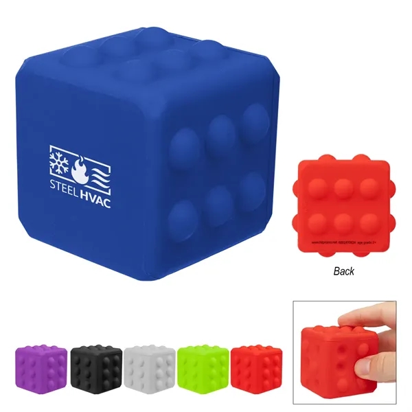 Push-pop cube shaped fidget toy.... from ASI 61125 Hit Promotional Products / Hit®
