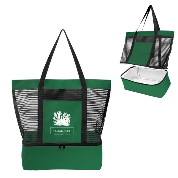 rPET tote bag with PEVA lining with cooler and 22" handles.... from ASI 61125 Hit Promotional Products / Hit®