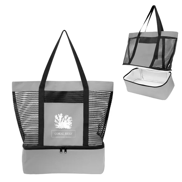 rPET tote bag with PEVA lining with cooler and 22" handles.... from ASI 61125 Hit Promotional Products / Hit®