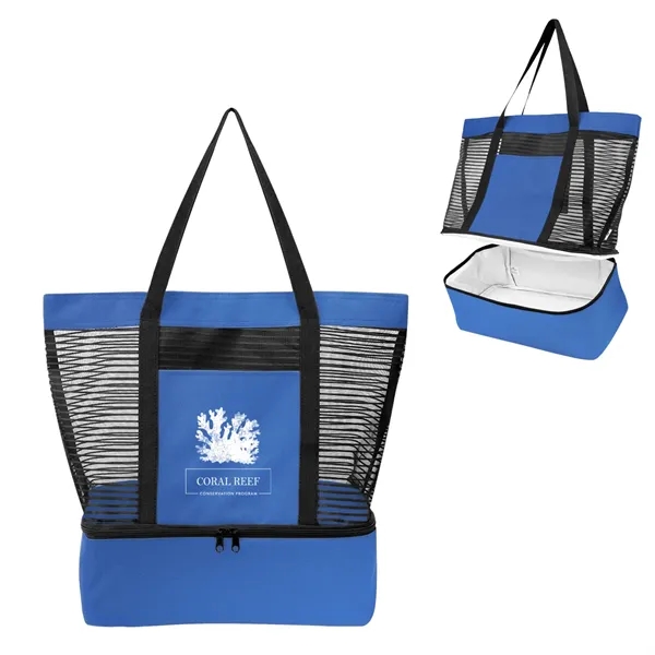 rPET tote bag with PEVA lining with cooler and 22" handles.... from ASI 61125 Hit Promotional Products / Hit®