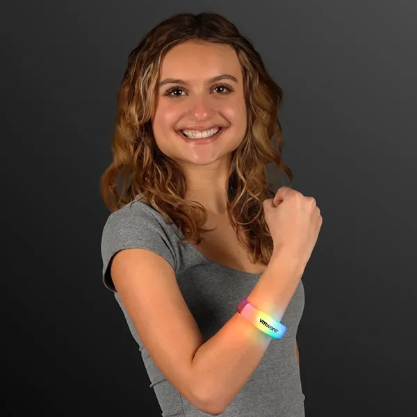 Blank or Imprinted. Fashion LED bracelets... from ASI 34194 ALightPromos / Alight Promotional Products