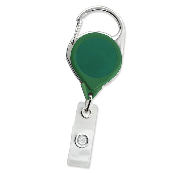 These quality carabiner badge reels feature a chrome pressure release latch... from ASI 79898 Promovision / PROMOVISION