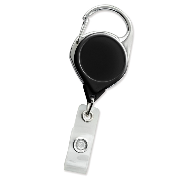 These quality carabiner badge reels feature a chrome pressure release latch... from ASI 79898 Promovision / PROMOVISION