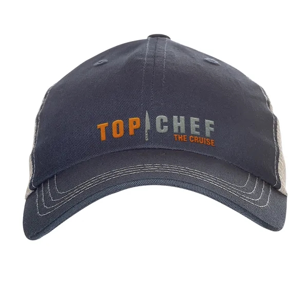 Unstructured baseball cap made of super soft cotton with mesh back.... from ASI 79530 Prime Line