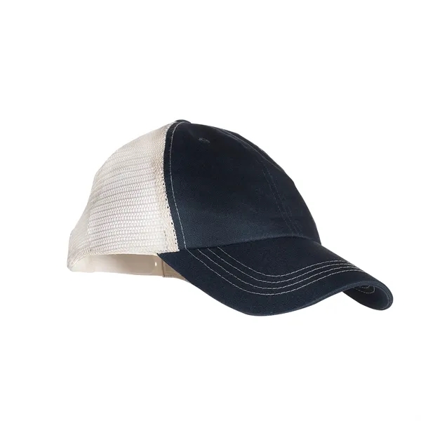 Unstructured baseball cap made of super soft cotton with mesh back.... from ASI 79530 Prime Line