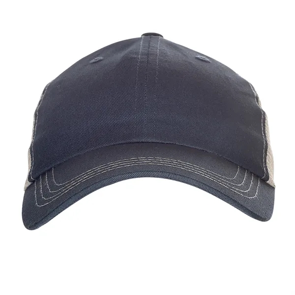 Unstructured baseball cap made of super soft cotton with mesh back.... from ASI 79530 Prime Line