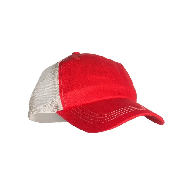 Unstructured baseball cap made of super soft cotton with mesh back.... from ASI 79530 Prime Line