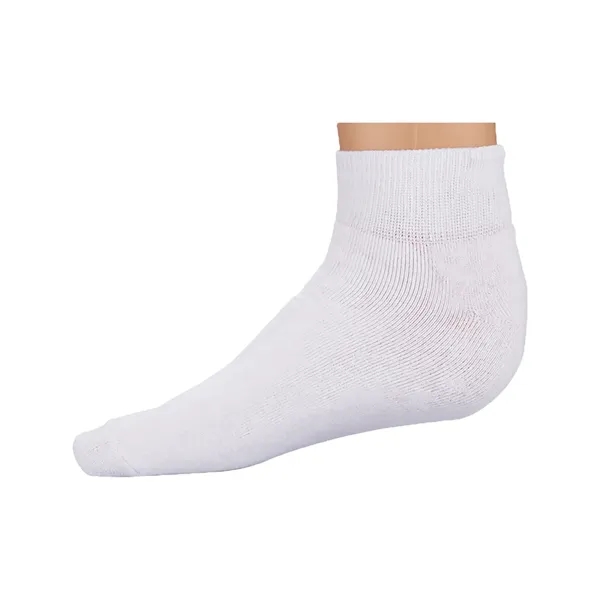 Customizable cotton, polyamide, spandex and elastane ankle-length socks in woman's size... from ASI 79530 Prime Line
