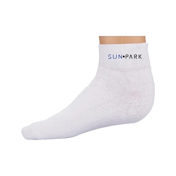 Customizable cotton, polyamide, spandex and elastane ankle-length socks in woman's size... from ASI 79530 Prime Line