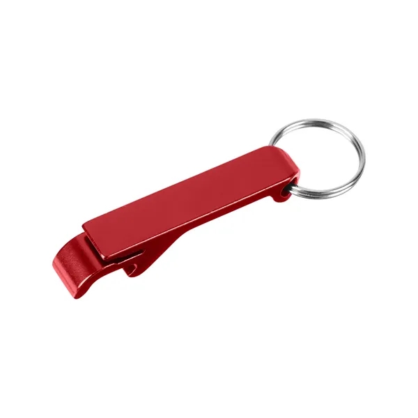 Aluminum bottle opener with key ring attachment.... from ASI 79530 Prime Line