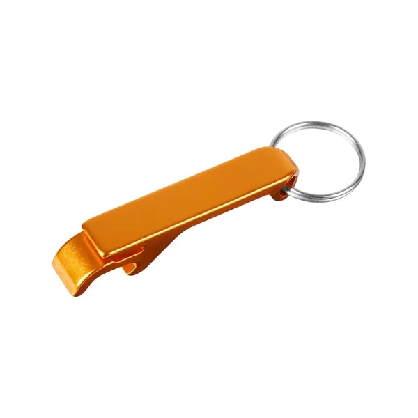 Aluminum bottle opener with key ring attachment.... from ASI 79530 Prime Line