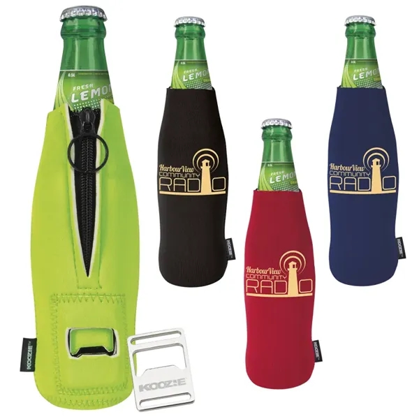 Koozie® Bottle Cooler w/ Removable Bottle Opener... from ASI 40480 Koozie Group