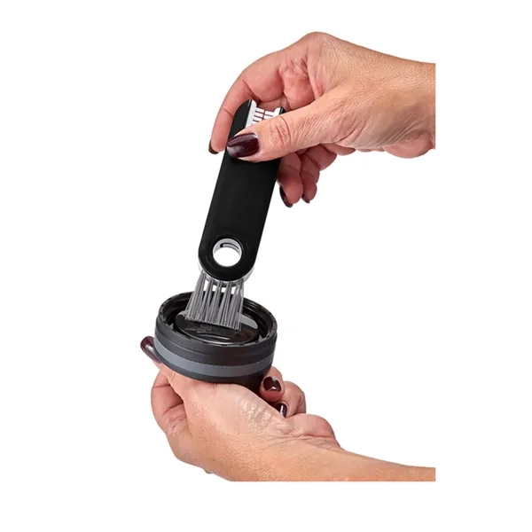 Bottle brush with silicone teeth.... from ASI 79530 Prime Line