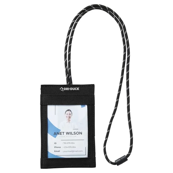 ID holder with a clear ID window, safety release clasp and... from ASI 79530 Prime Line