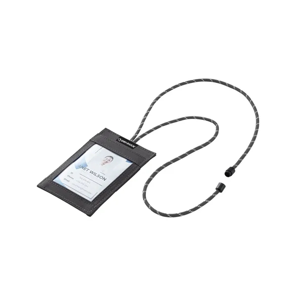 ID holder with a clear ID window, safety release clasp and... from ASI 79530 Prime Line