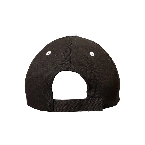 100% cotton twill six-panel structured sandwich-style ball cap.... from ASI 79530 Prime Line