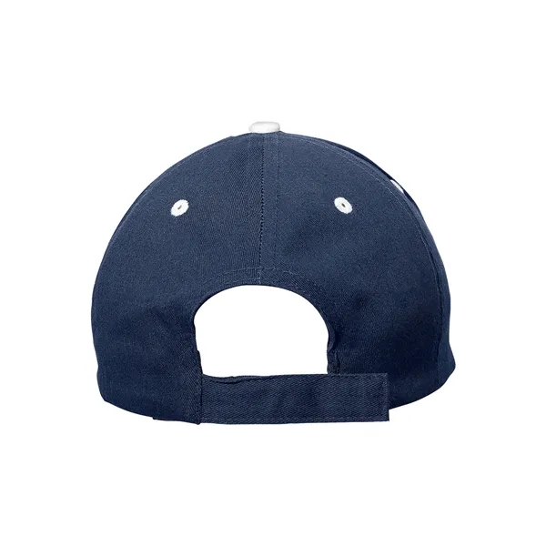 100% cotton twill six-panel structured sandwich-style ball cap.... from ASI 79530 Prime Line